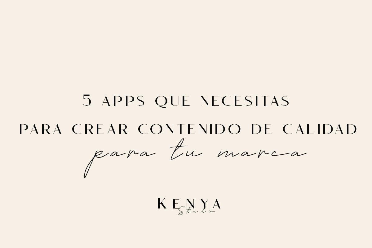 Apps contenido calidad